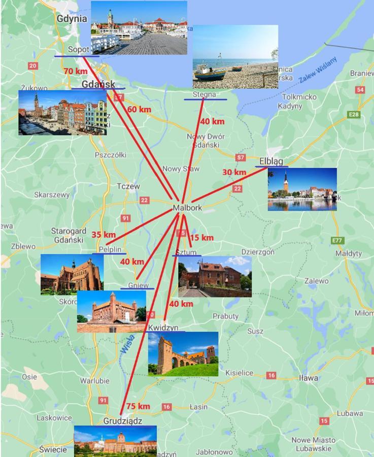 Apartament Przy Parku Malbork Dış mekan fotoğraf